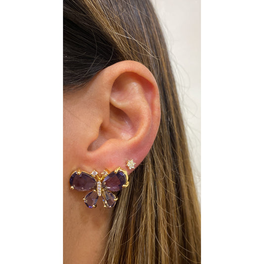 Aretes TASKUN Morado