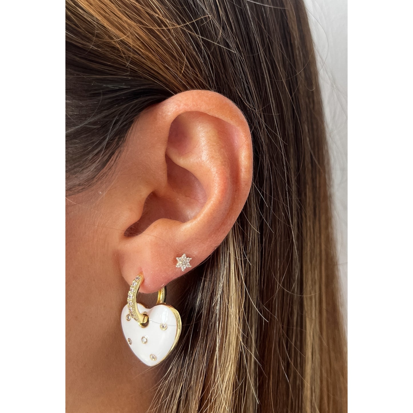 Aretes KAPZO Blanco