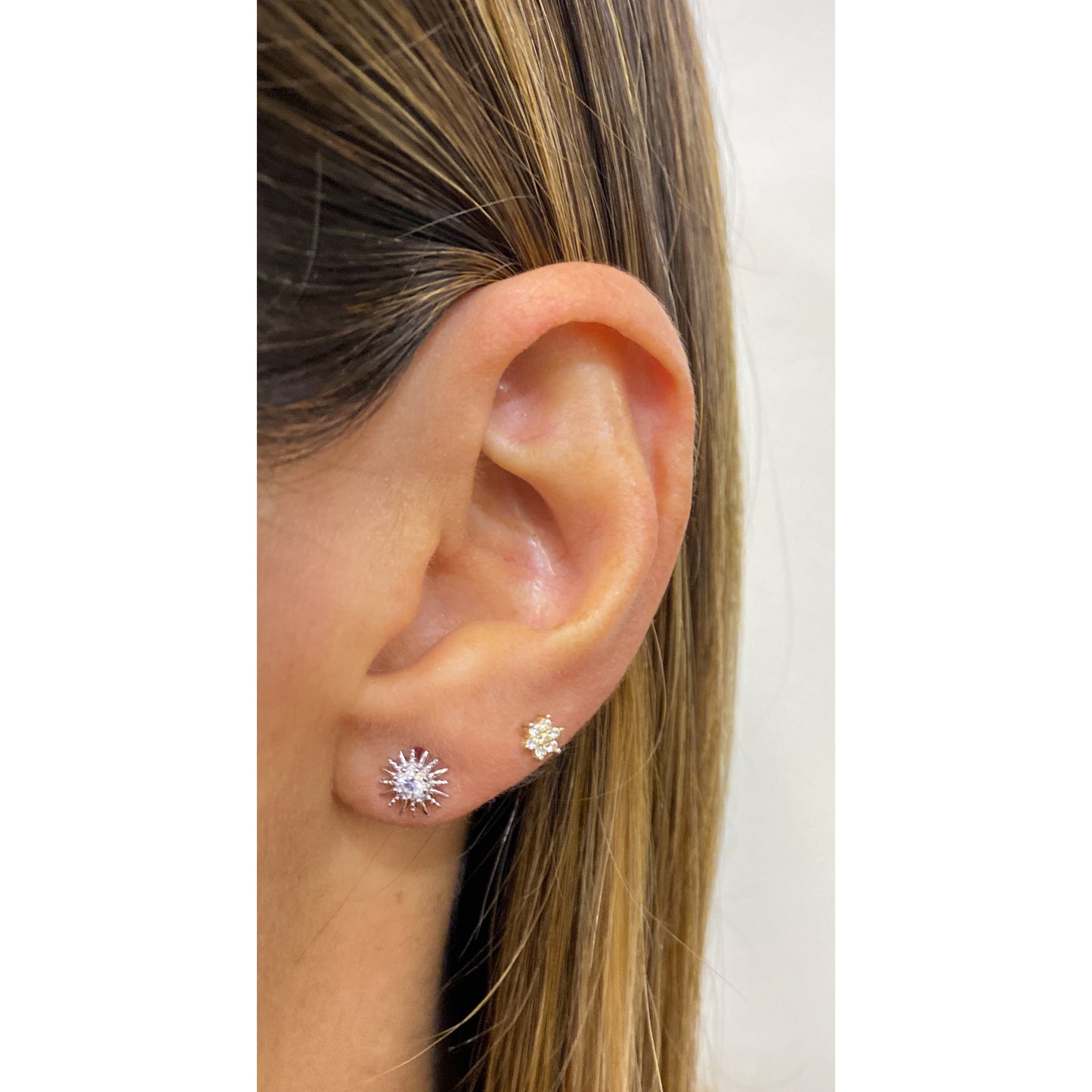 Aretes ATEL Plateado