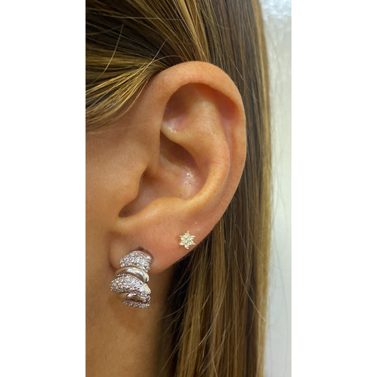 Aretes GRESU Plateado