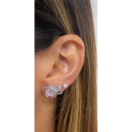 Aretes FLORIM Plateado