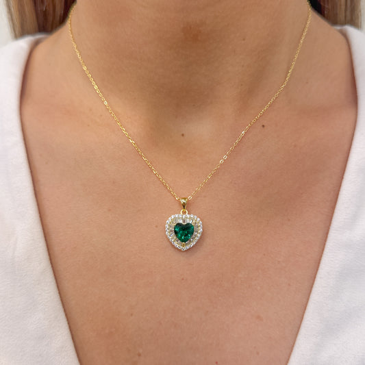 Collar LEMNA Verde - Dorado