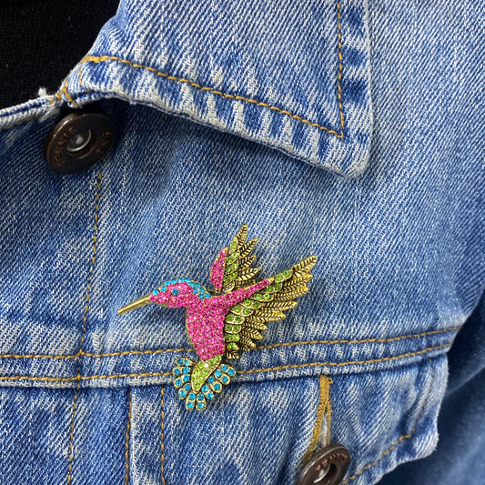 Prendedor ALKOM Rosado -Dorado