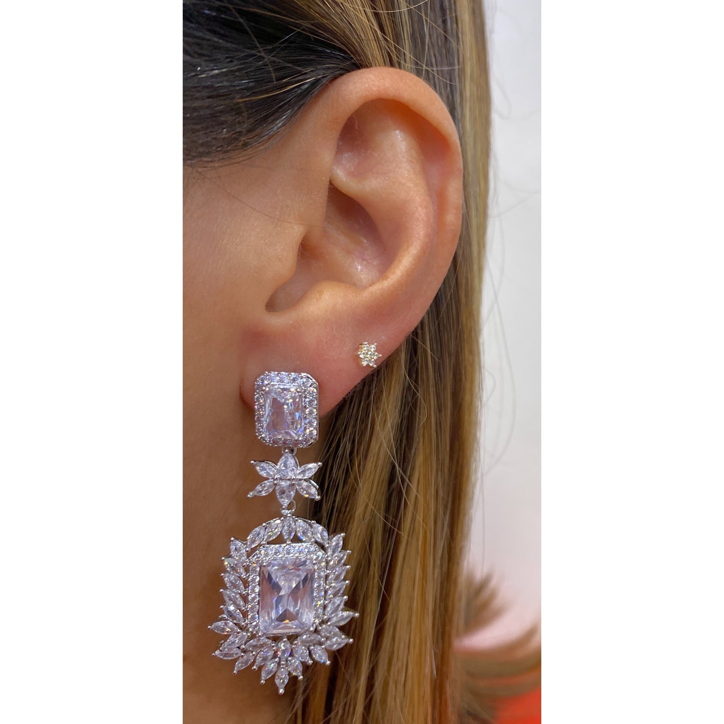 Aretes FARYN Plateado