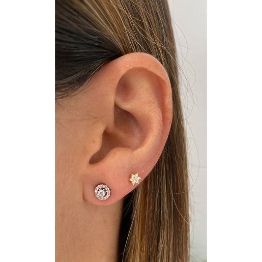 Aretes DARTI Plateado 6mm