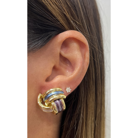 Aretes NEFIN Dorado