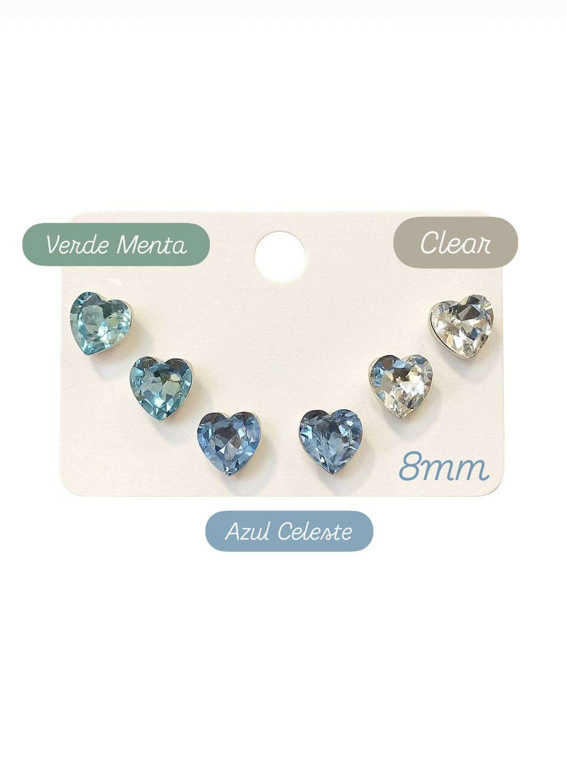 Set Aretes TRAWY Verde-Azul