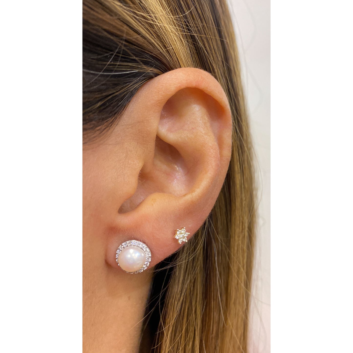 Aretes NUGU Plateado