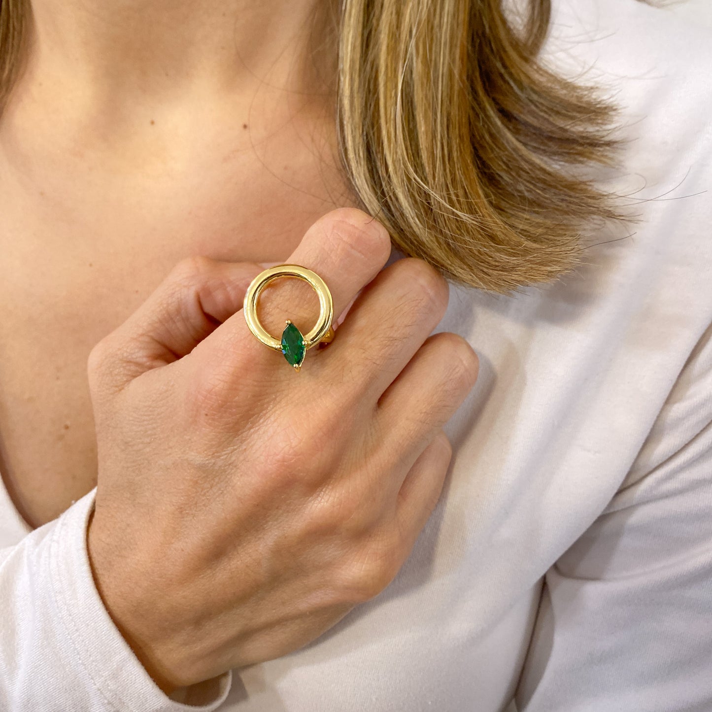 Anillo VIJIZA Ajustable (Talla 6.1/2 - 7.1/2)