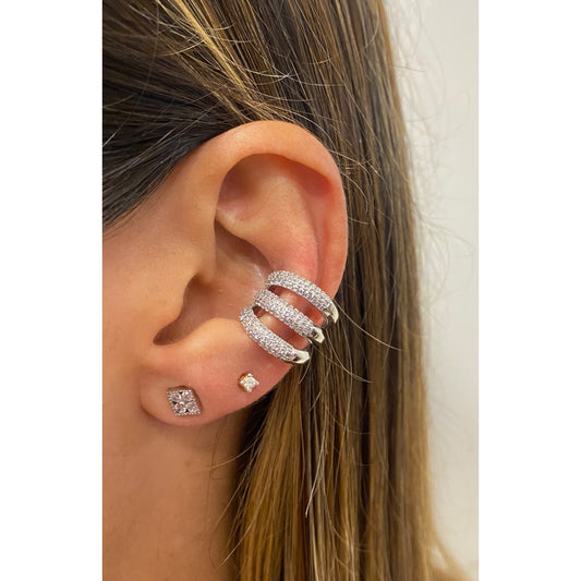 Earcuff ORNEL Plateado