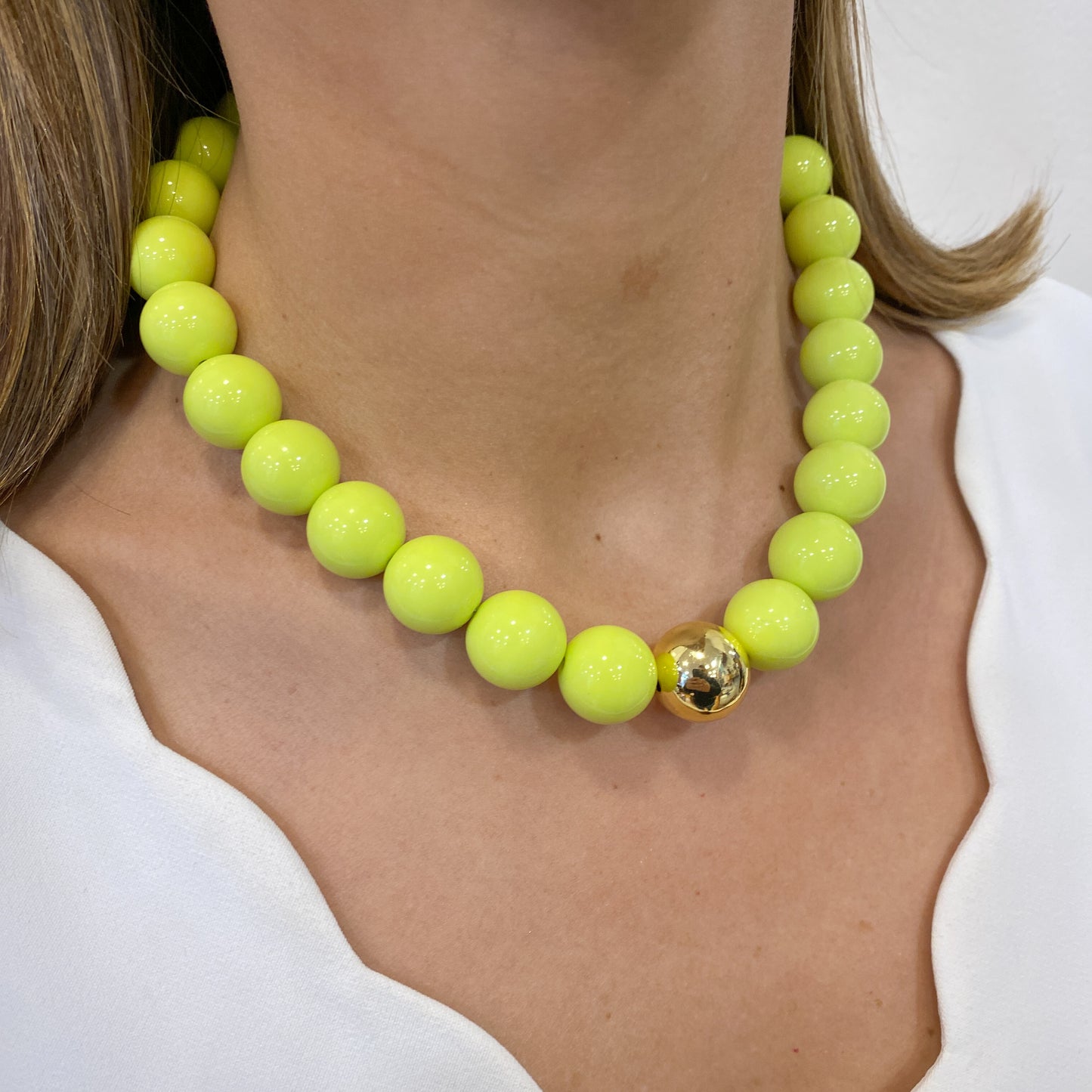 Collar FOPU Amarillo Neon