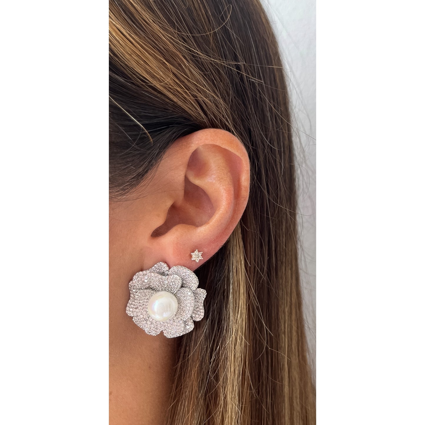 Aretes TENKI Plateado