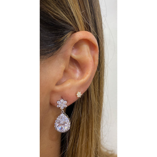 Aretes ZACBO Plateado