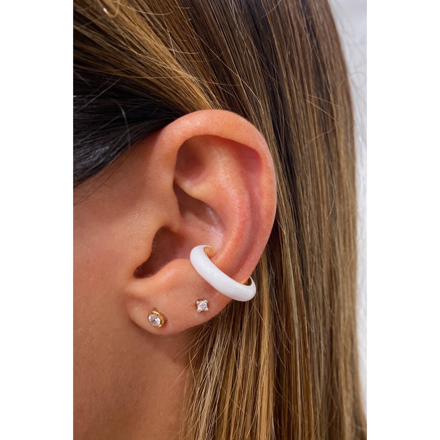 Earcuff GENDY Blanco