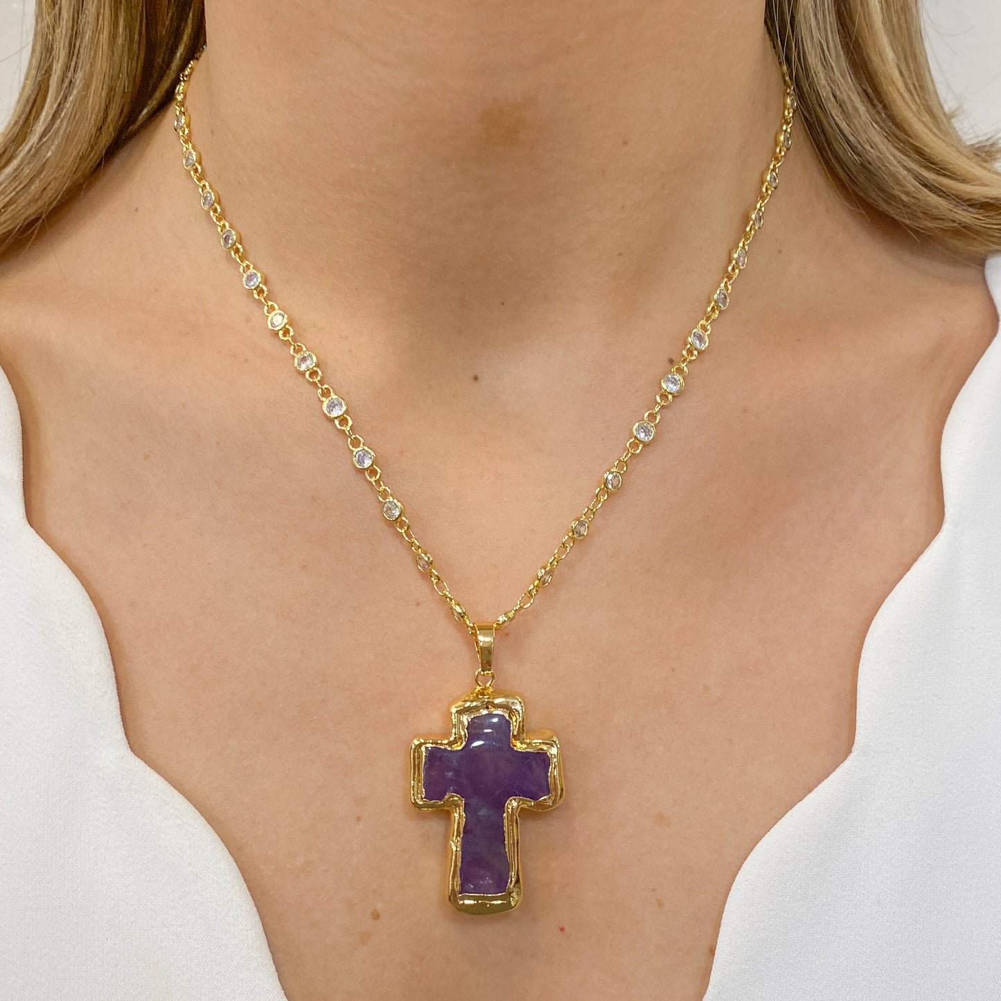 Collar FRALU Morado (Amatista)💜