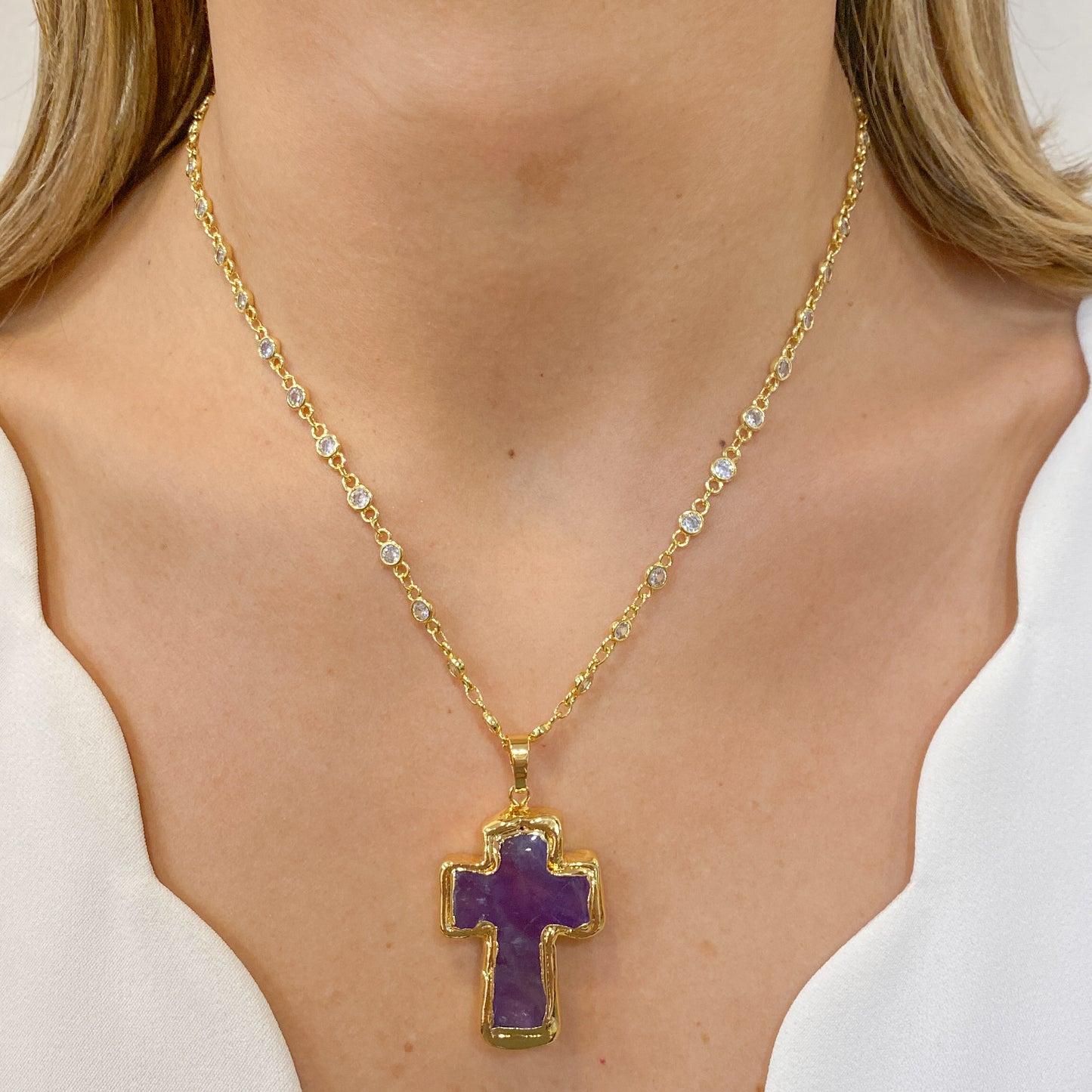 Collar FRALU Morado (Amatista)💜