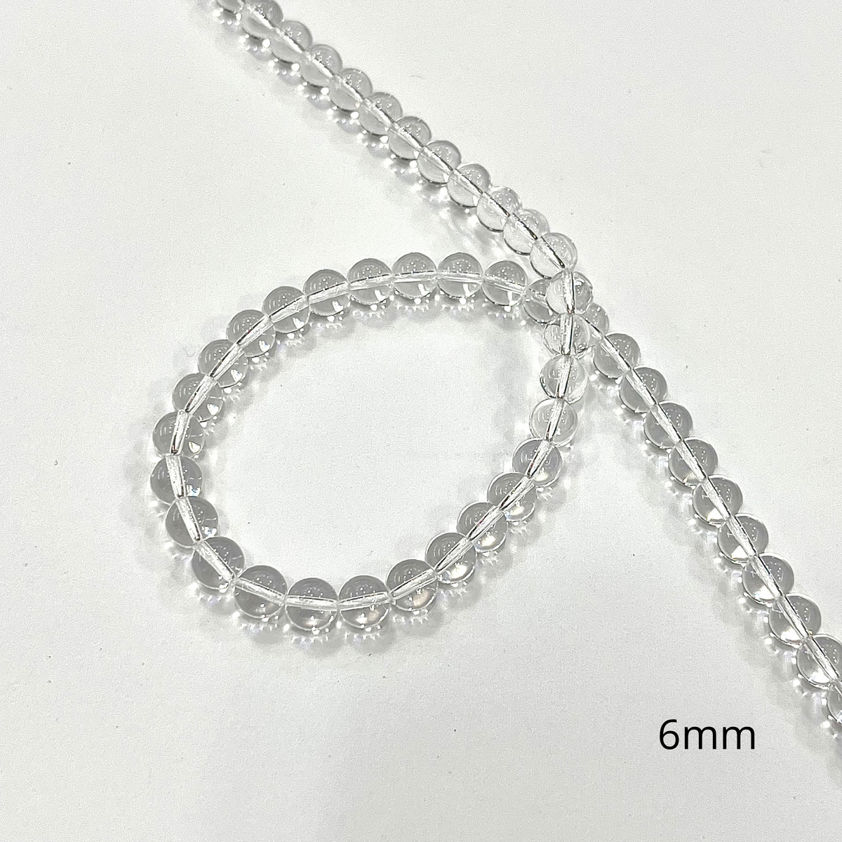 Sarta Cuarzo Cristal 6mm