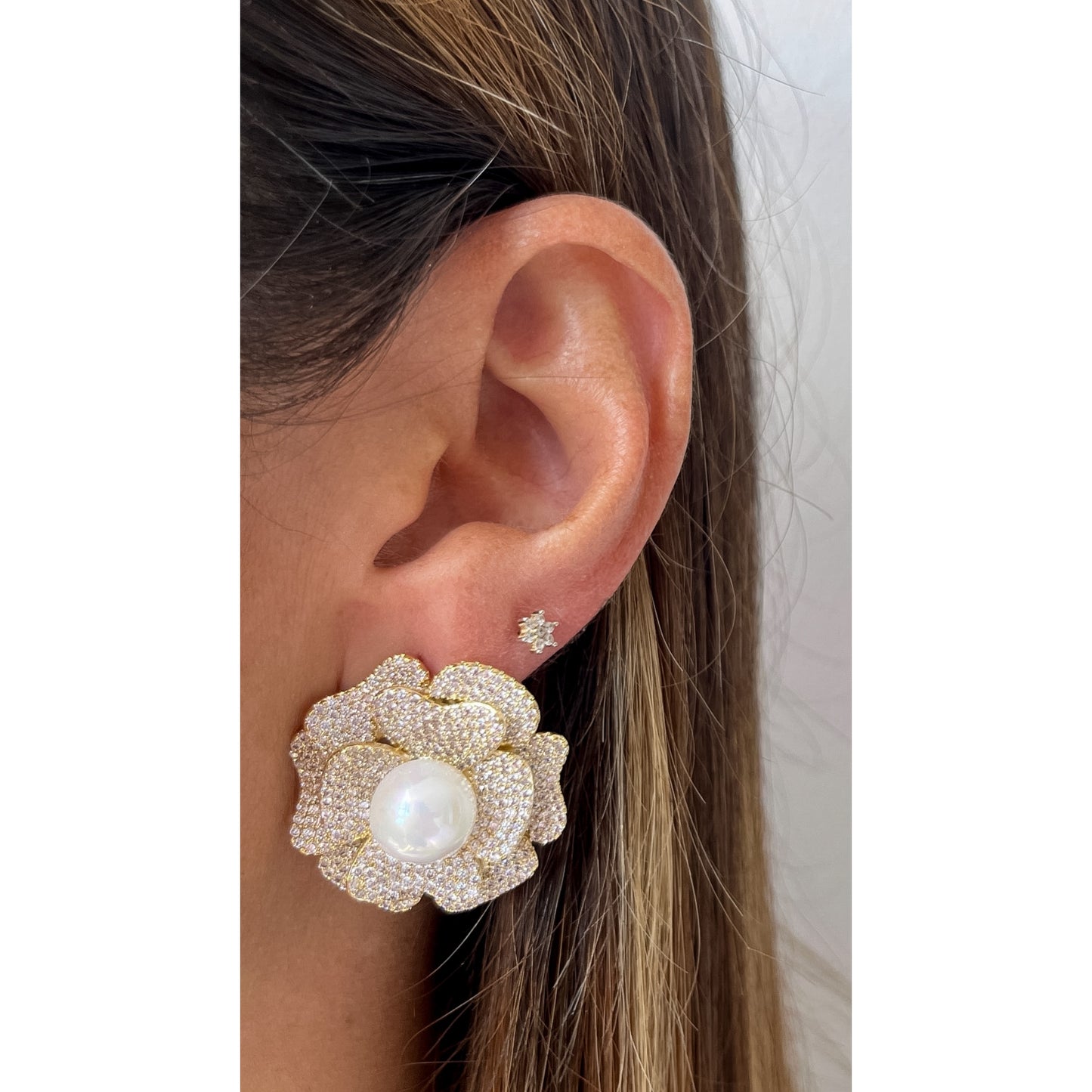 Aretes TENKI Dorado