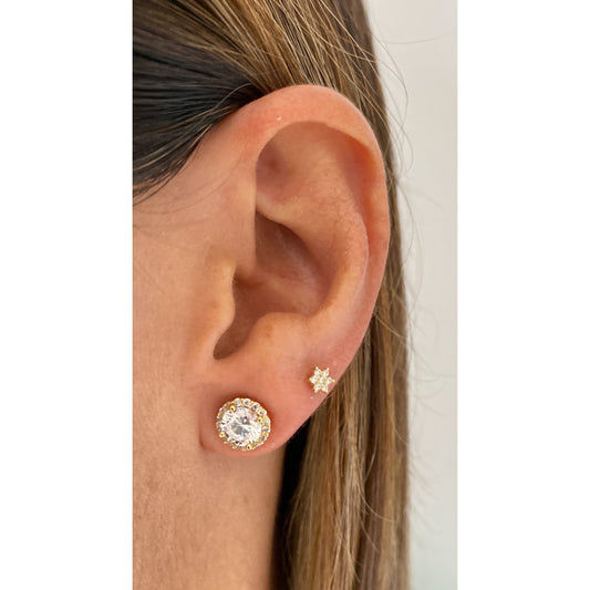 Aretes FERJI Dorado 8mm