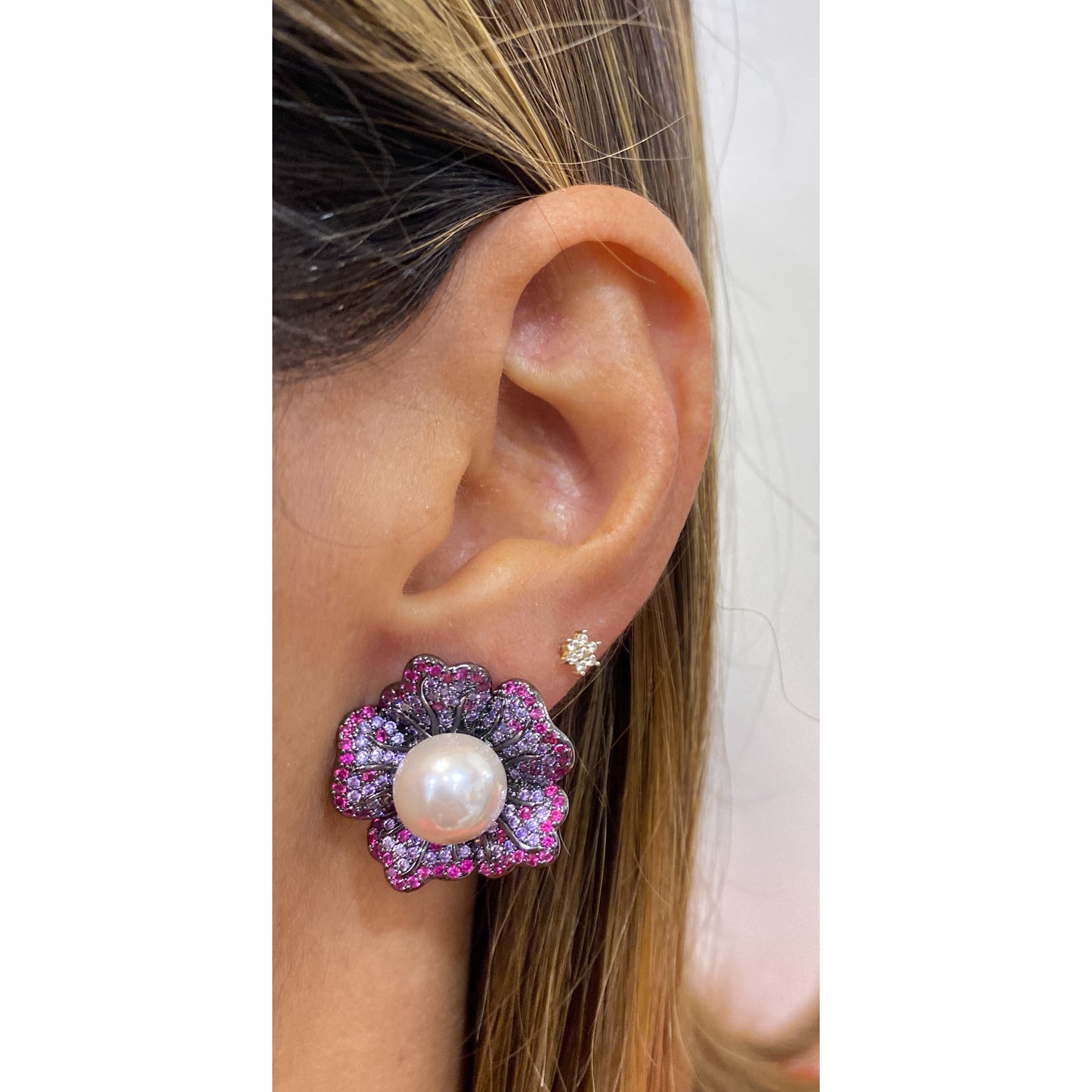 Aretes ANCINE Morado