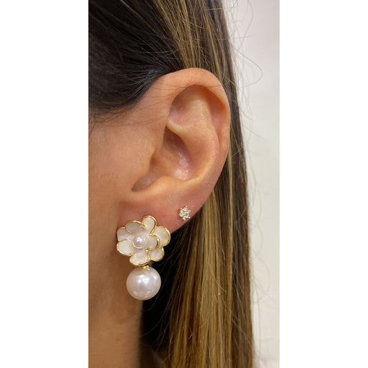 Aretes DULFI Blanco