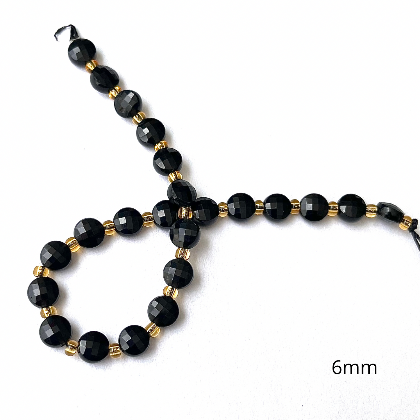 Sarta Corta Obsidiana 6mm