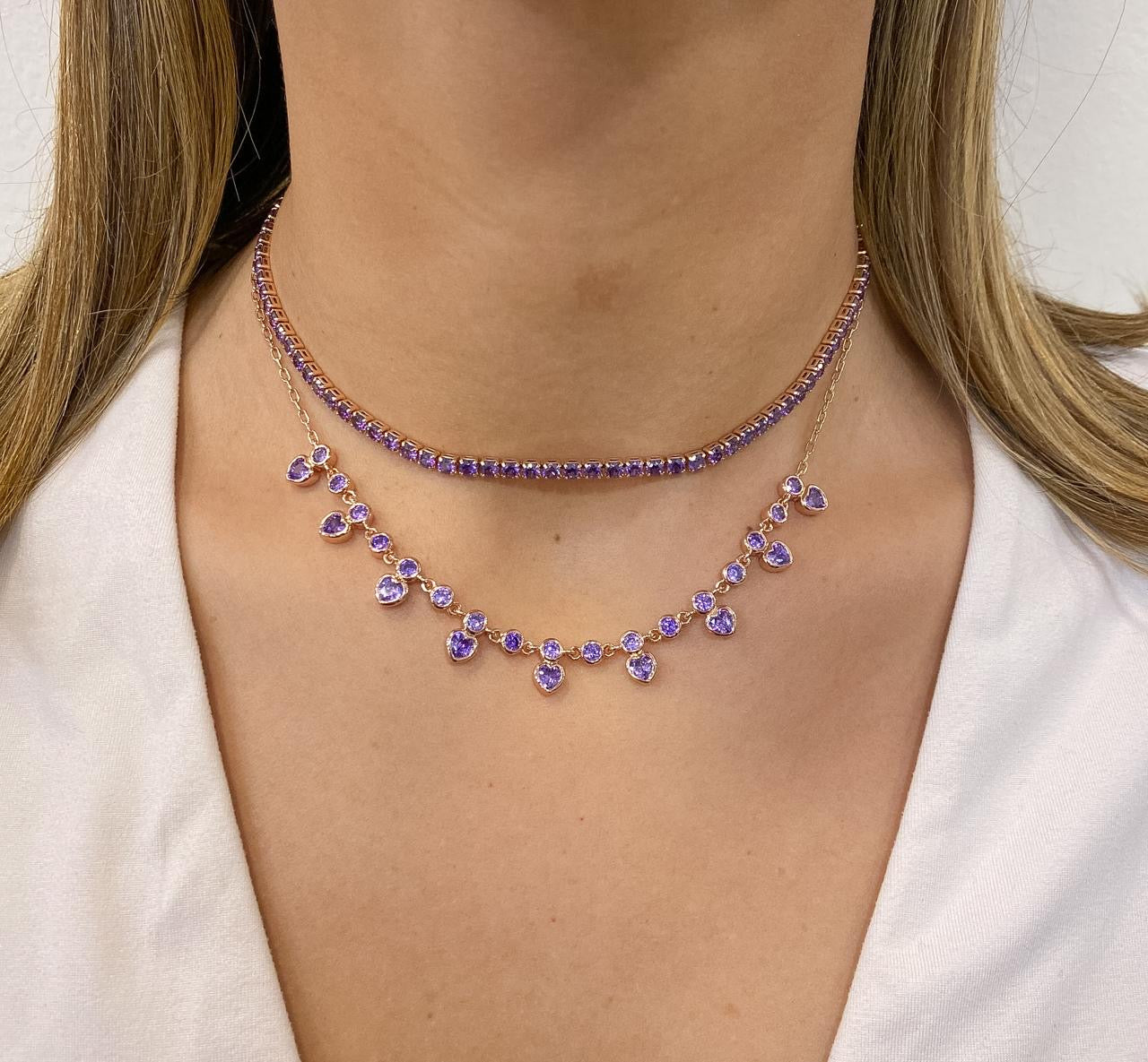 Look VAZY Lila- Oro Rosa