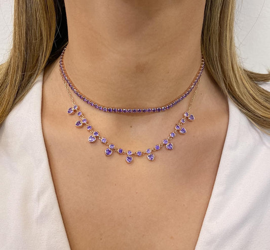 Look VAZY Lila- Oro Rosa