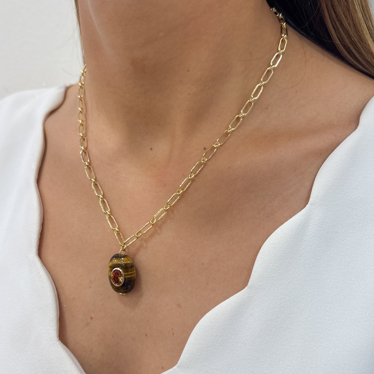 Collar UVOL Ojo de Tigre