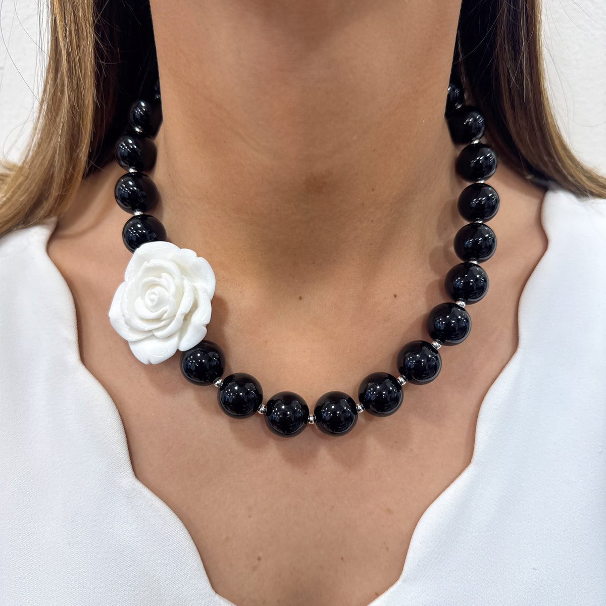 Collar ROCIT Negro-Blanco