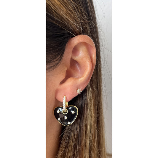 Aretes KAPZO Negro