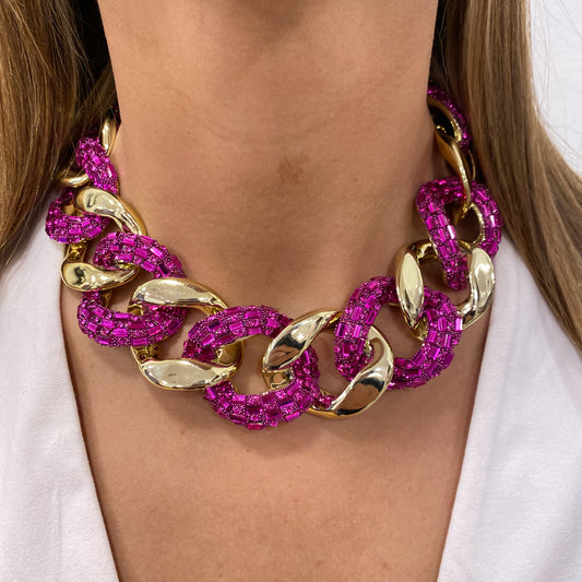 Collar KETRO Fucsia