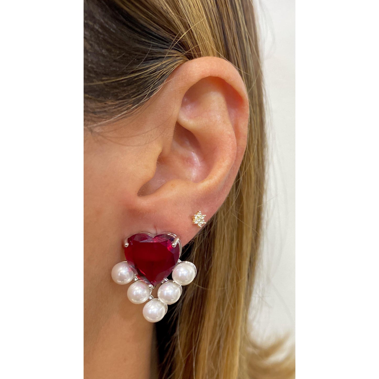 Aretes JALUM Rojo
