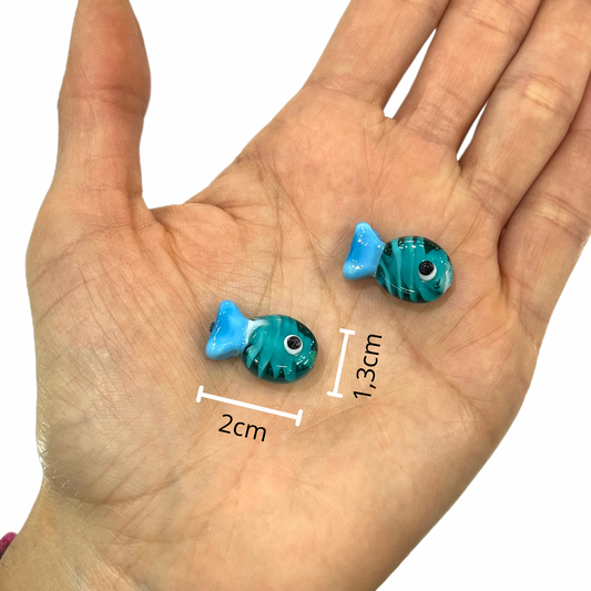 Pez Cerámica Azul 🐟