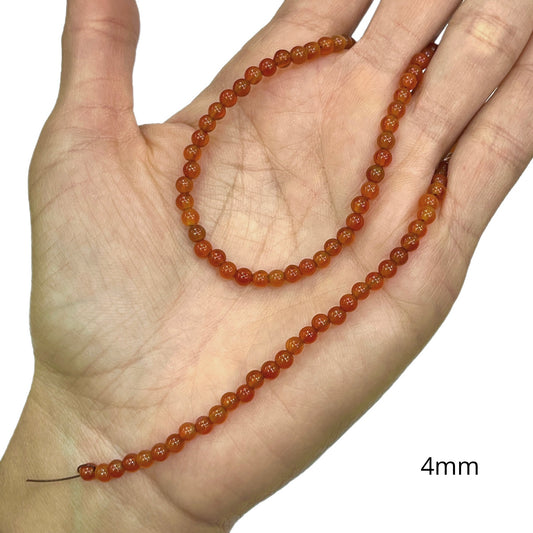 Sarta Cornalina 4mm