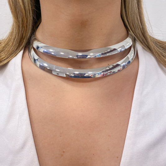 Collar BULKU Plateado