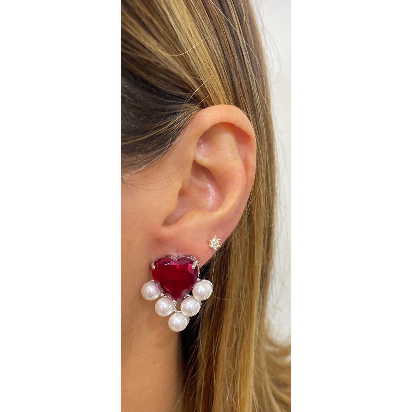 Aretes JALUM Rojo