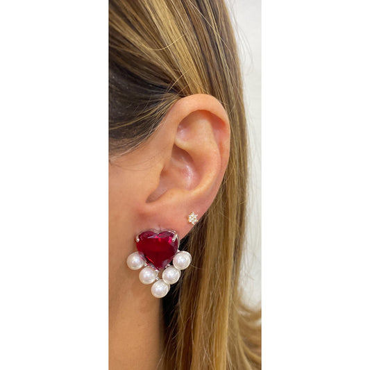 Aretes JALUM Rojo