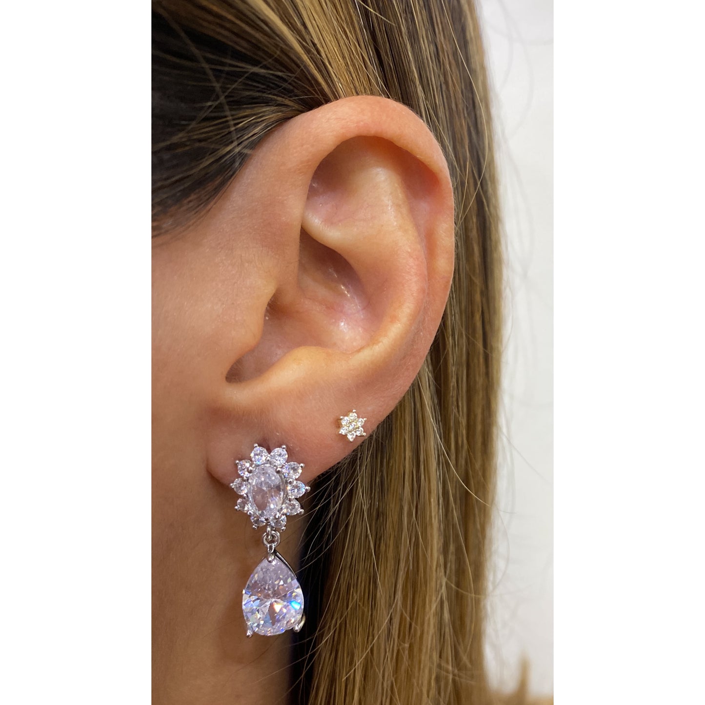 Aretes KOPIN Plateado