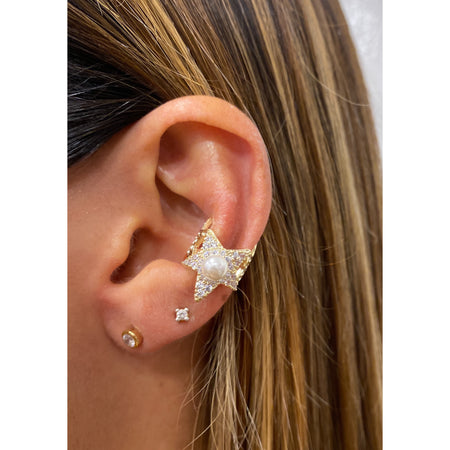 Earcuff UNAY Clear / Rose Gold