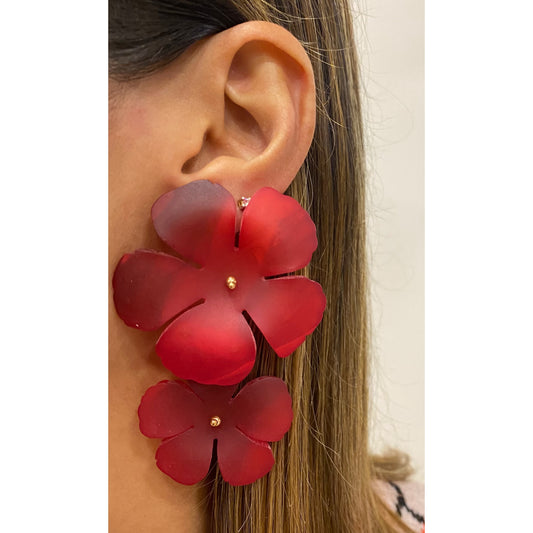 Aretes ROZ Rojo