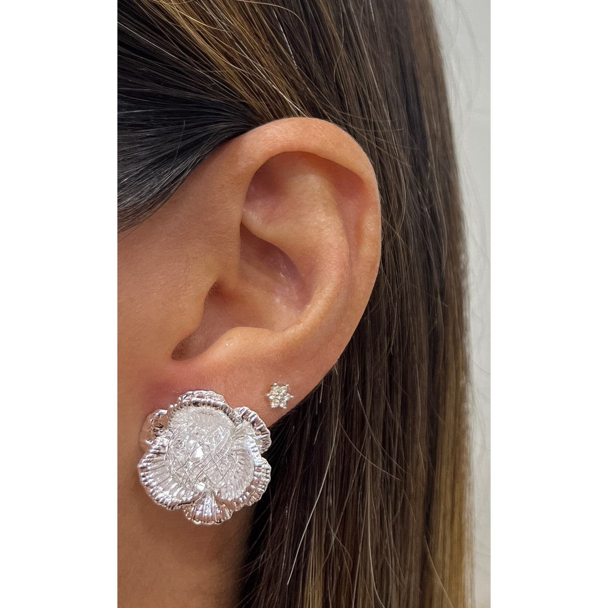 Aretes ZUNU Plateado
