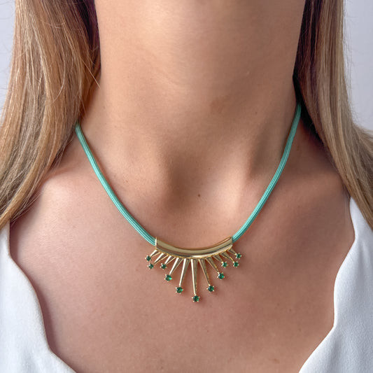 Collar TURI Aguamarina