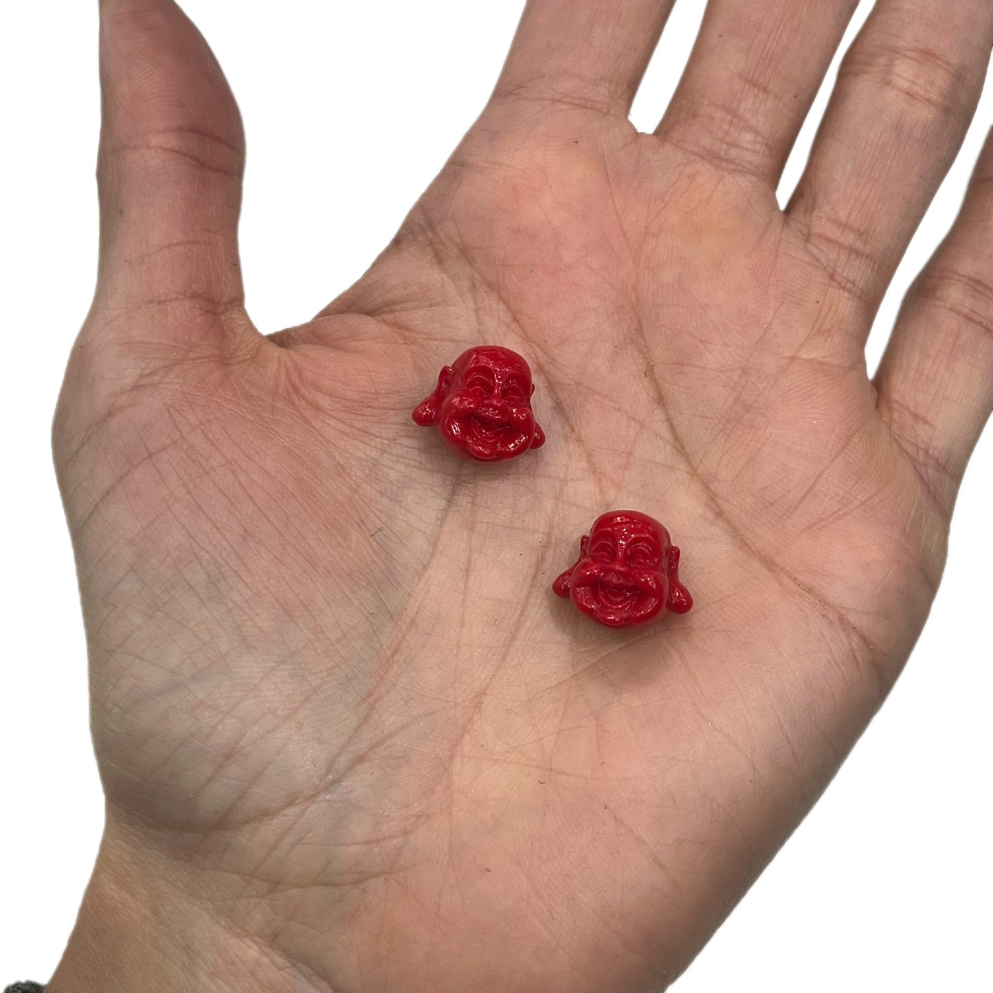 Buda Pequeño Acrílico Rojo