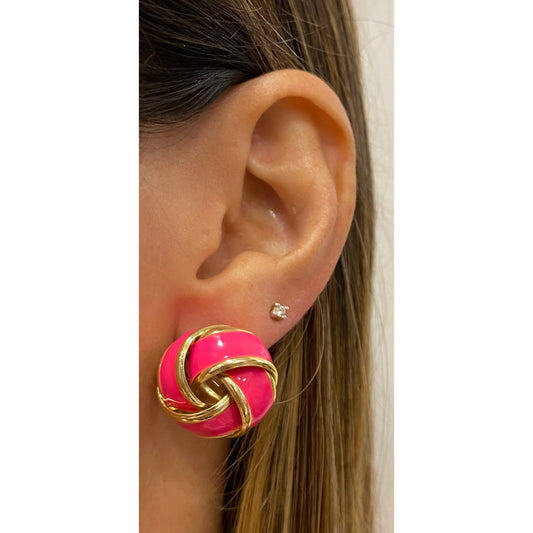 Aretes DENO Fucsia