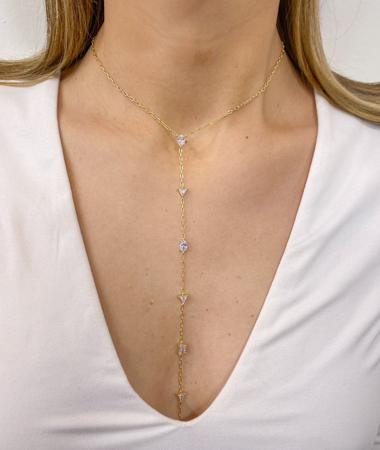 Collar Péndulo SUKIL Dorado-Clear