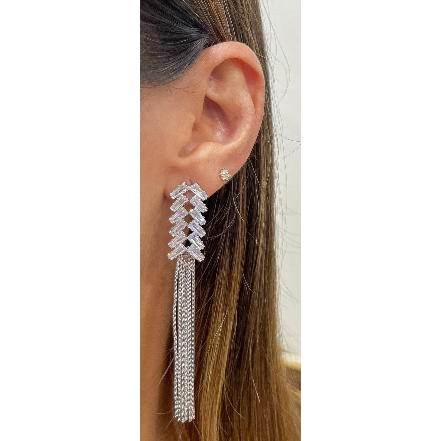 Aretes ISPET Plateado
