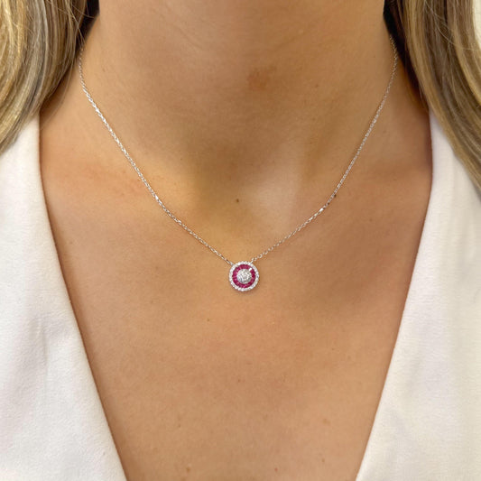 Collar FRAW Cristal Color Ruby