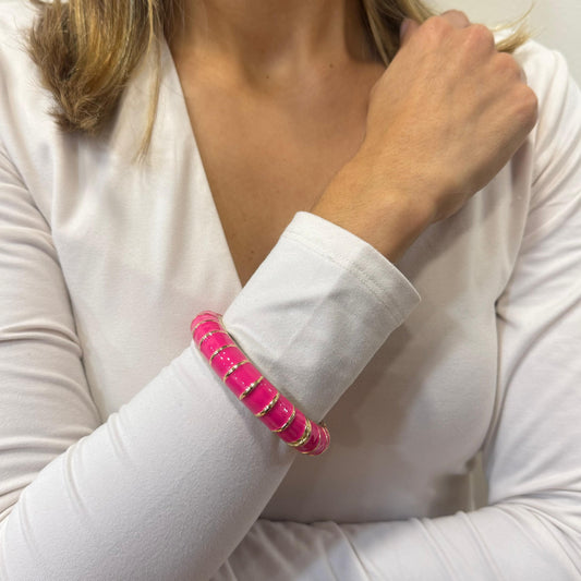 Pulsera Aro KUCE Fucsia