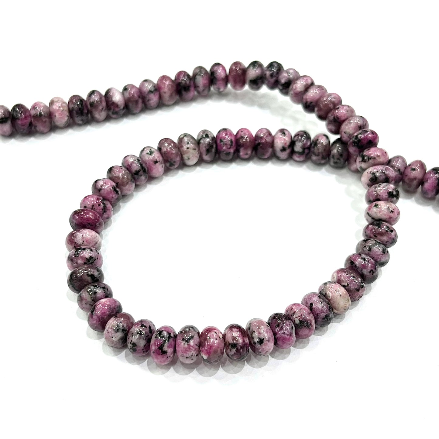 Sarta Jaspe Rojo Róndela 5*8mm